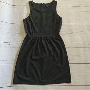 Gap sleeveless black polka dot  dress